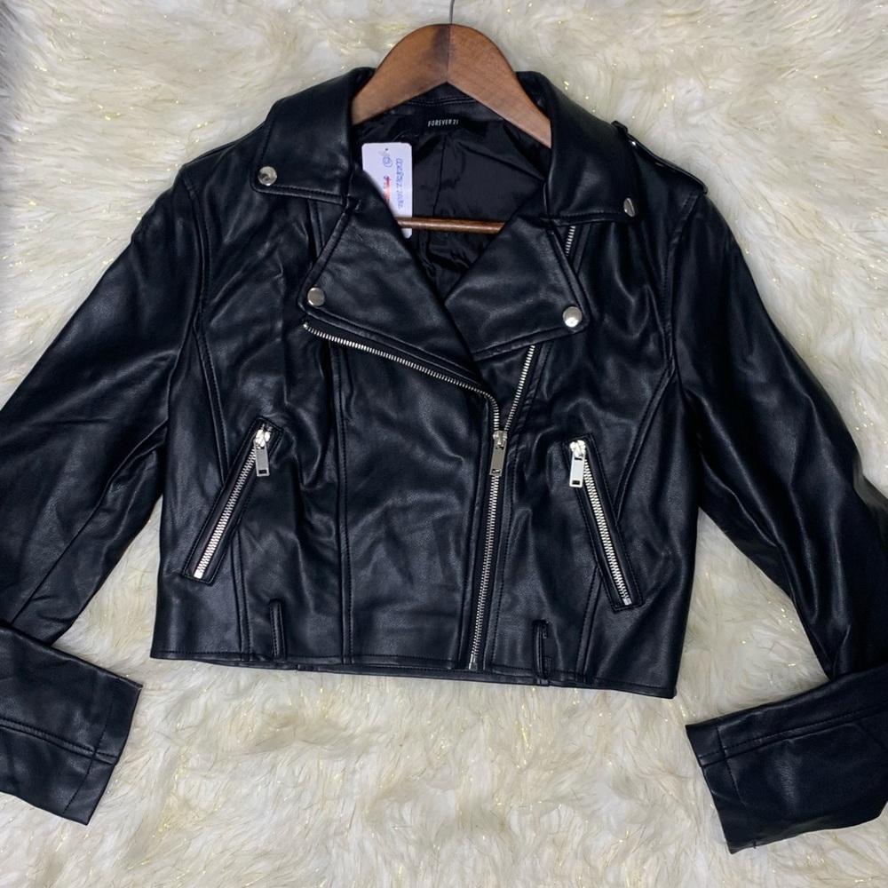Leather jacket small